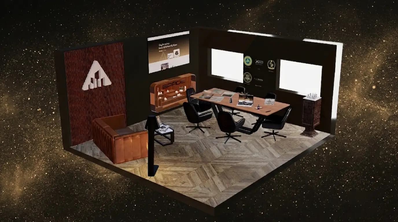 The Revide interactive 3D room
